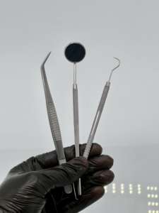 Kit de cuidado de examen Dental Oral de 8 piezas reutilizable personalizado Juego de herramientas dentales de acero inoxidable - Product Image 5