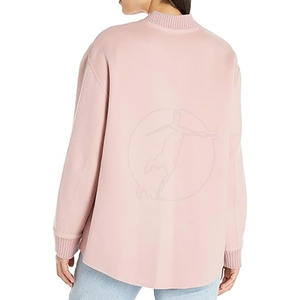 Chaqueta bomber informal ajustada 2024 para mujer de la mejor calidad Color sólido con forro de nailon transpirable - Product Image 4