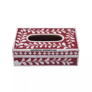 Boîte à mouchoirs en bois rectangle porte-mouchoirs fait main d'excellente qualité boîte à mouchoirs en bois fantaisie classique élégante - Product Image 3