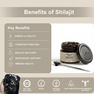 2025 superventas grado dorado negro brillante 100% resina pura de Shilajit del Himalaya excelente calidad suplemento orgánico a granel indio - Product Image 2