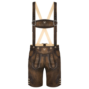 Shorts en cuir allemand respirants et à séchage rapide pour hommes MESS SPORTS de bonne qualité, avec logo personnalisé et service OEM - Product Image 1