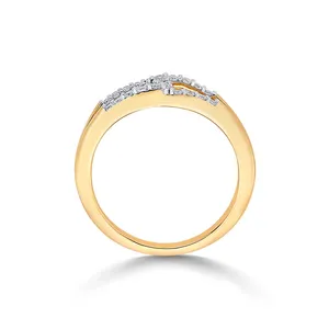 แหวนทองคำประดับเพชรสำหรับผู้หญิง - Product Image 4