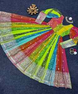 เสื้อเบลาส์ปักลายสำหรับงานปาร์ตี้ดีไซน์เนอร์สำหรับผู้หญิงอินเดียเสื้อผ้าสำเร็จรูปเย็บ - Product Image 5