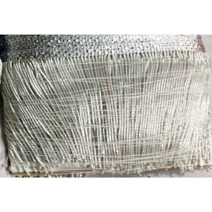 Franges de chenille OEM personnalisées, vente en gros, franges métalliques faites à la main, meubles textiles - Product Image 4