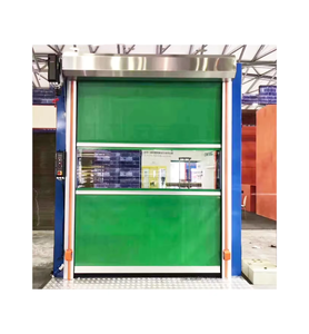 Venta al por mayor de China, tela de PVC, lavado de coches, plástico, acción rápida, sistema de servo automático, Rollo rápido, puerta de persiana enrollable de alta velocidad - Product Image 3