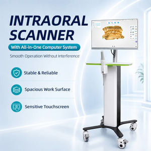 Carrito móvil para escáner dental con soporte para monitor y toma de corriente para equipos de imágenes orales, clase II, certificado CE - Product Image 2