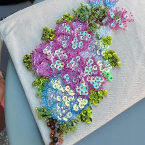 Nouveau sac à bandoulière pour femme en coton perlé fait à la main avec un design de couleur personnalisé Mode estivale Sac à main de fête - Product Image 5