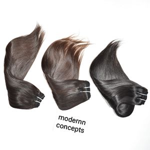 Paquets cambodgiens bruts extensions de cheveux humains en gros pas cher Remy 100% cheveux humains paquets droits cheveux humains - Product Image 5