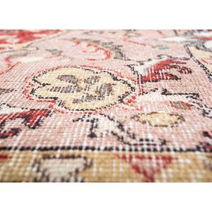 Tapis en laine noués à la main de grande taille, style vintage, motif médaillon rouge et orange, pour salon ou couloir - Pae-2013 - Product Image 3