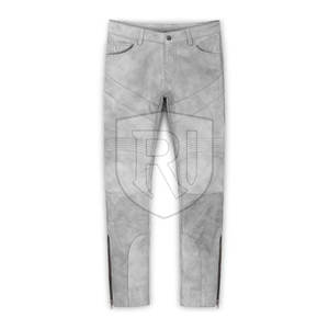 Pantalon en cuir pour homme ROMEO INDUSTRY, best-seller, design unique, coupe droite, respirant, écologique, léger, style décontracté - Product Image 1