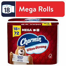 Charmin-Ultra Strong Toilet <b>Paper</b> 18 Mega Rolls, 242 Sheets per Roll - Product Image 6