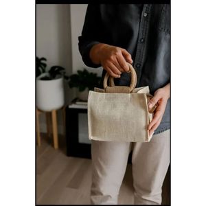 Cotton Tote <b>Bags</b> with <b>Long</b> Handle Recyclable and Eco-Friendly Heat Transfer Printed for Daily Use Advertising and Gifts - Product Image 1