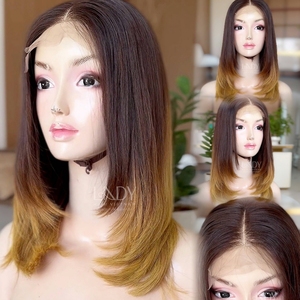 Haute qualité coupe couche droite perruques de couleur personnalisée en 100% vrais cheveux humains vietnamiens - Product Image 6