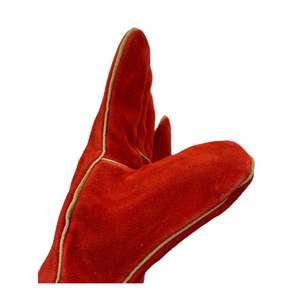 Guantes de cuero resistentes al calor extremo Guantes de soldadura transpirables más vendidos Guantes DE TRABAJO DE Pakistán - Product Image 5