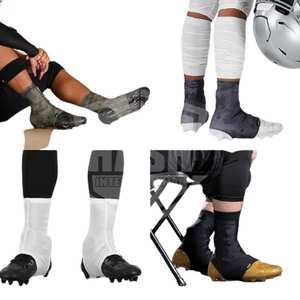 Cubiertas de tacos sin costuras de nuevo estilo, polainas de fútbol transpirables y de talla grande con dobladillos reforzados para una cobertura de sublimación perfecta - Product Image 2