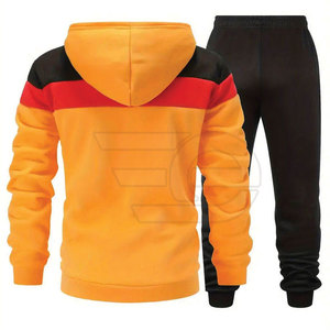 Survêtements de sport pour hommes avec fermeture éclair et capuche, pour la course à pied, l'entraînement en salle de sport, le jogging, les activités de plein air, légers et confortables - Product Image 2