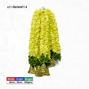 Artificial Flower Garland AFF-Garland-1.4 Price Rs.480/10pcs - Product Image 1