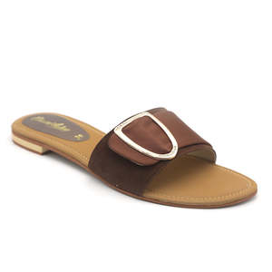 รองเท้าแตะผู้หญิง (M 906) - สีน้ำตาล - Product Image 1