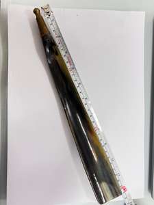 ตัวช่วยรองเท้าเขาวัวแท้พร้อมที่จับแตรขัดรองเท้าปรับแต่งโลโก้ได้ตามต้องการ - Product Image 6