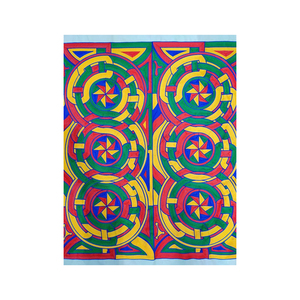 Tela Africana Meba Wo de Alta Calidad, Fabricada por Neelkamal, Resistente al Agua y a Desgarros, Tejido Bordado de Poliéster/Algodón - Product Image 1