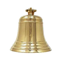 Cloche de bateau en laiton massif gravée à la main pour suspension murale et décoration intérieure Vintage en laiton Antique fini quantité minimale de commande