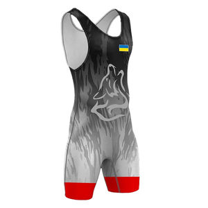 Custom Sublimation Men's Girls Wrestling Singlet Quick Dry Polyester <b>Adjustable</b> <b>Strap</b> Pull-On Jiu Jitsu Kimono Bodysuit Singlets - Product Image 1