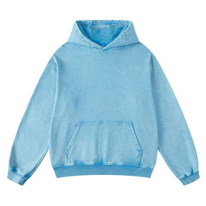 เสื้อมีฮู้ดโอเวอร์ไซส์ของผู้ชายเสื้อสเวตเชิ้ตพิมพ์ลายทันสมัยสำหรับฤดูใบไม้ร่วงฤดูหนาวย้อมสีธรรมดาทรงหลวมมีฮู้ดพื้นฐาน - Product Image 5