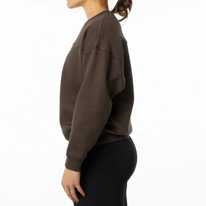Pull en maille polaire à col roulé pour femme, vente chaude, hiver, broderie sur le devant, personnalisé, luxe, surdimensionné, manches régulières, sweat-shirt - Product Image 5
