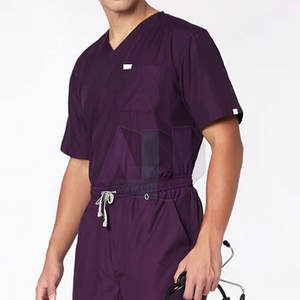 Diseña tus Propios Conjuntos de Uniformes Médicos de Algodón de Alta Calidad, Ecológicos, Ligeros y con MOQ Bajo, Hechos en Pakistán - Product Image 3