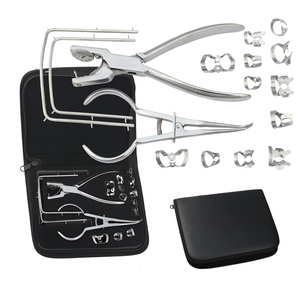 Kit de presa de goma endodóntica con juego de abrazaderas de 16 piezas y soporte autoclavable Kit de abrazaderas de ortodoncia Endo Dental - Product Image 2