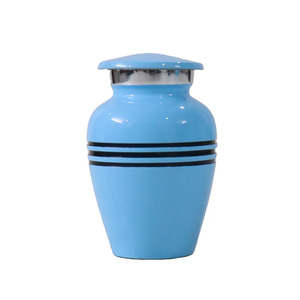 La mejor venta caliente estilo europeo Mini aluminio Metal urna cremación funerario recuerdo tarro conmemorativo para cenizas humanas - Product Image 4