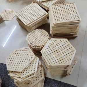 ตะแกรงไม้ไผ่ธรรมชาติแขวนผนังไม้ไผ่ทอเป็นมิตรต่อสิ่งแวดล้อม - Product Image 3