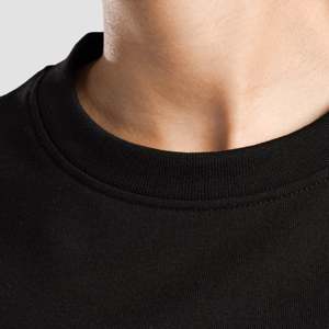 Sweat-shirt en soie biologique GA Zen (noir) – Tricot respirant, streetwear brodé, impression en relief, taille unique, idéal pour l'entraînement hivernal - Product Image 6