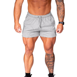 OEM <b>Men's</b> Gym Workout <b>Shorts</b> Comfortable Soft Touch Material Gray Unique Design Lightweight Durable Reusable Casual Style Canvas - Product Image 4