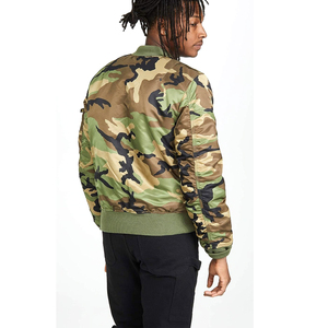 Chaqueta de bombardero hecha en fábrica por encargo al por mayor precio chaqueta de bombardero de los hombres para la venta en cantidad a granel chaqueta de Bombardero - Product Image 3