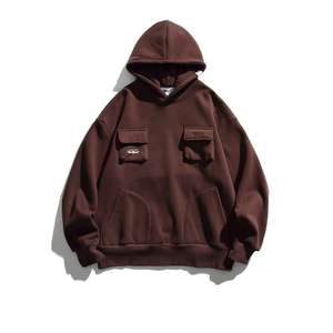 En différentes couleurs 100% coton confortable pull poches avant Baggy hommes sweats à capuche dernière conception Offre Spéciale hommes sweats à capuche - Product Image 5