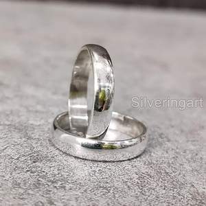 Anillo de Hombre, Anillo Sencillo de Plata, Anillo de Sello Pesado, Anillo de Meditación, Anillo de Plata de Ley 925 Hecho a Mano, Joyería Personalizada - Product Image 5