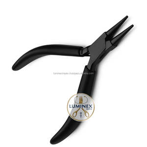 Alicates de punta redonda de acero inoxidable de alta calidad Gold Gozy, alicates para envolver alambre para hacer joyas, alicates artesanales con Mango antideslizante - Product Image 5