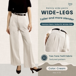 กางเกงขายาวเข้ารูปแกะสลักสำหรับผู้หญิงทรงโค้งเว้าสูงดีไซน์เก๋ๆไม่ต้องพยายามใช้ในออฟฟิศ - Product Image 3