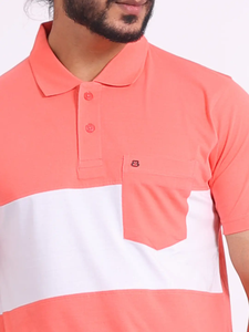 Premium Mercerised 100% Coton Hommes T-Shirt Élégant Confortable Porter Tous Les Jours Vente Chaude pour Polo Neck Demi Manches Design - Product Image 3