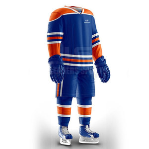 Uniformes de Hockey sobre Hielo Profesionales a Precio de Fábrica, Conjuntos de Equipo de Alta Calidad con Color y Logotipo Personalizados, 100% Poliéster - Product Image 5