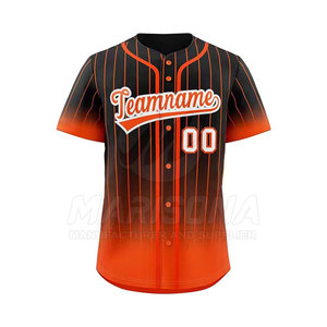 Full Customize Sublimated Printed Front Anti-Bacterial <b>Baseball</b> Jersey High Performance Quick Dry Breathable Low MOQ Free Sample - Product Image 5