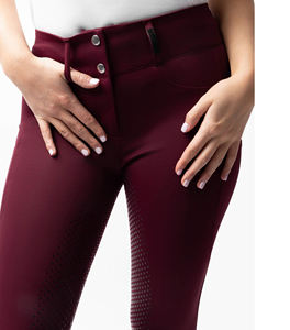 Pantalones de Equitación para Mujer al por Mayor, Jodhpurs con Asiento Completo de Silicona, Estampados, Transpirables, de Secado Rápido, hasta la Rodilla - Product Image 4