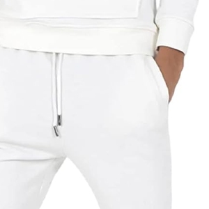 Gym Sweatsuit Sport Jacket Set Casual Men Jogging Suit tracksuit for man, 100% cotton - Product Image 4