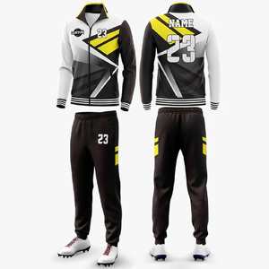 Venta al por mayor chándal deportivo de hombre personalizado a granel último diseño 100% algodón talla grande traje de fútbol ajustado para el invierno - Product Image 2