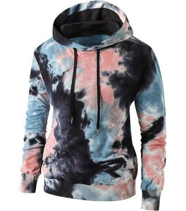 เสื้อฮู้ดดี้ผู้ชายลายไท-ได ยี่ห้อ SINEWY SPORTS ผ้าคอตตอนผสม นุ่ม ระบายอากาศดี สวมใส่สบาย เหมาะสำหรับฤดูหนาว ทรงปกติ มีกระเป๋าจิงโจ้ - Product Image 2