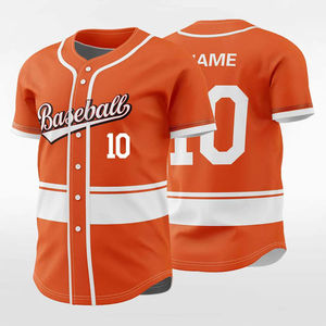 Maillot de baseball sur mesure Maillot de baseball vierge en gros Maillot de baseball de l'équipe imprimée par sublimation - Product Image 5