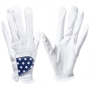 OEM GOLF GLOVES Professional Printed Logo Cabretta Leather Anti-slip/ Grip Mitts Swing Tee Player's Club Hand Wear Performance - Product Image 5