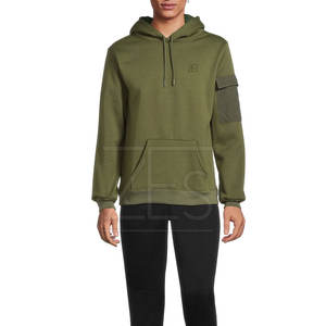 Sudaderas con capucha de lana básicas transpirables hechas en Pakistán Sudaderas con capucha de lana de calidad premium para hombres - Product Image 4