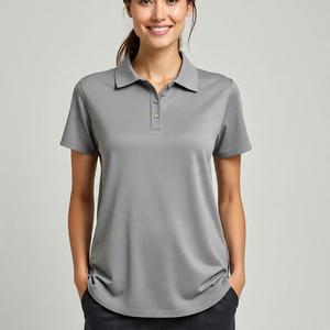 100% Cotton Polyester <b>Polo</b> <b>Shirt</b> Women Summer Oversize <b>Polo</b> T <b>Shirt</b> Jogging Wear Short Sleeve Slim Fit <b>Polo</b> <b>Shirt</b> <b>Ladies</b> - Product Image 2